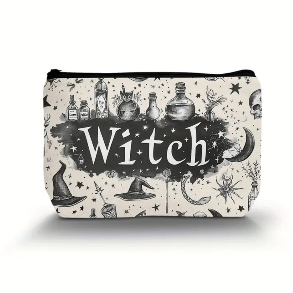 ⭐️NWT Witch Themed Black and White Women's Bag